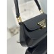 Glossy Flap Shoulder Bag Glossy Calfskin, Style Number: 1BD345