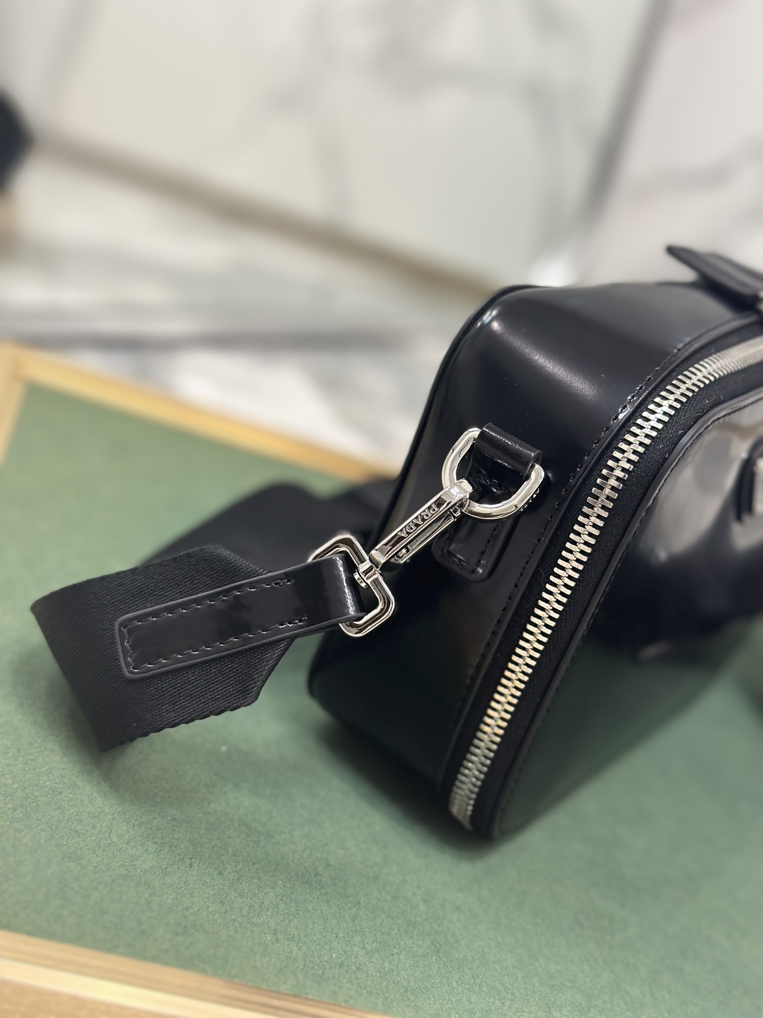 Patent Leather Camera Bag, Style Number: 2VH070