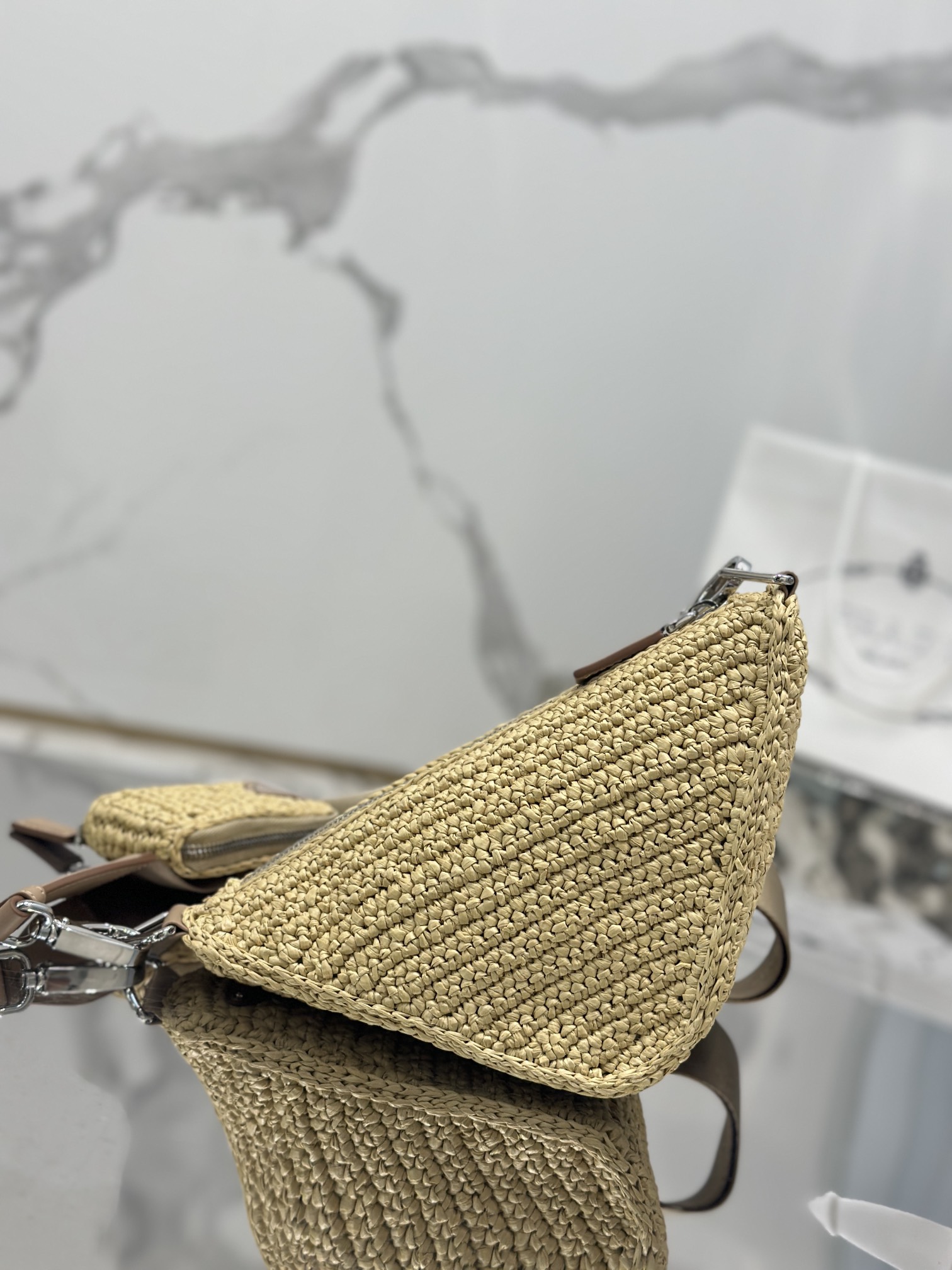 Woven Triangular Bag, Style Number: 1BH190