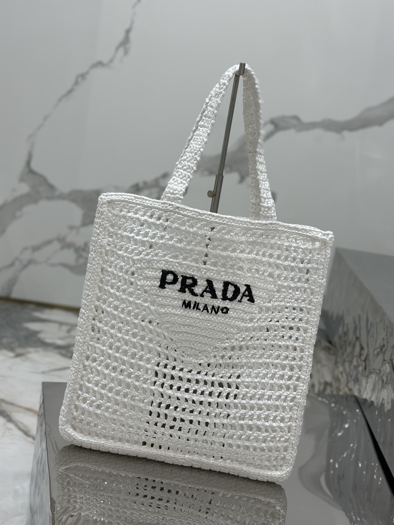 Coconut Fiber Woven Tote Bag Coconut Fiber Material, Style Number: 1BG393