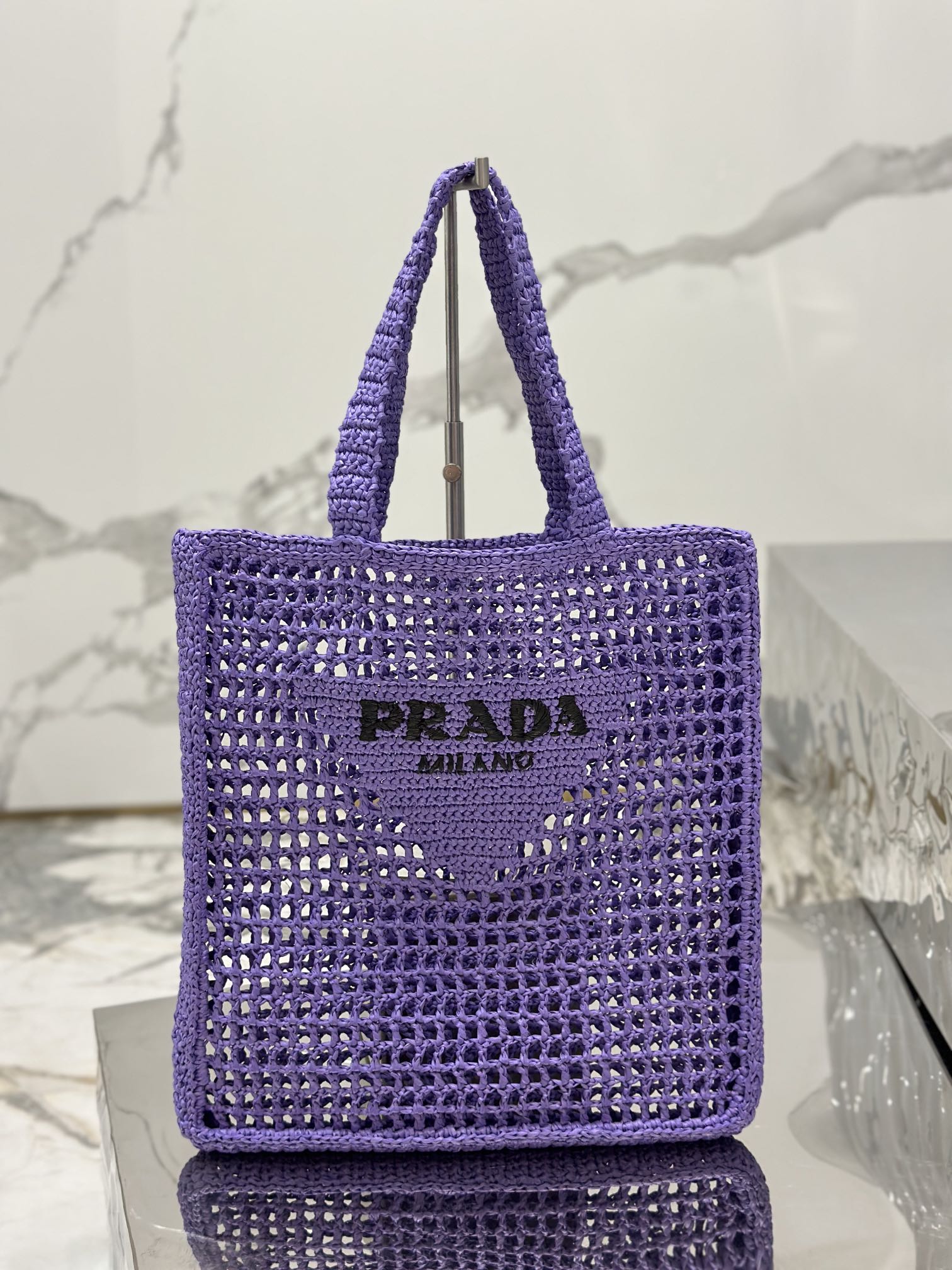 Coconut Fiber Woven Tote Bag Coconut Fiber Material, Style Number: 1BG393