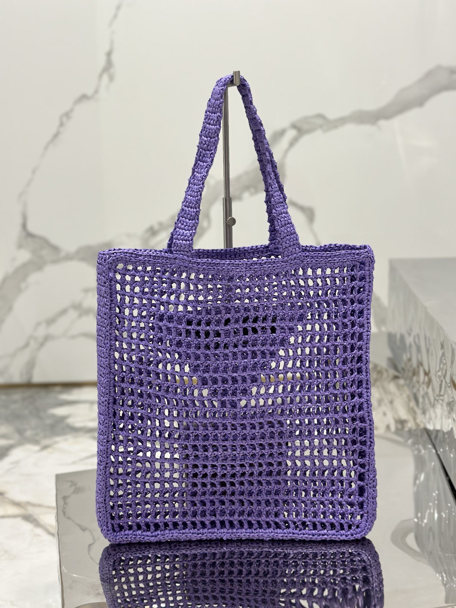 Coconut Fiber Woven Tote Bag Coconut Fiber Material, Style Number: 1BG393