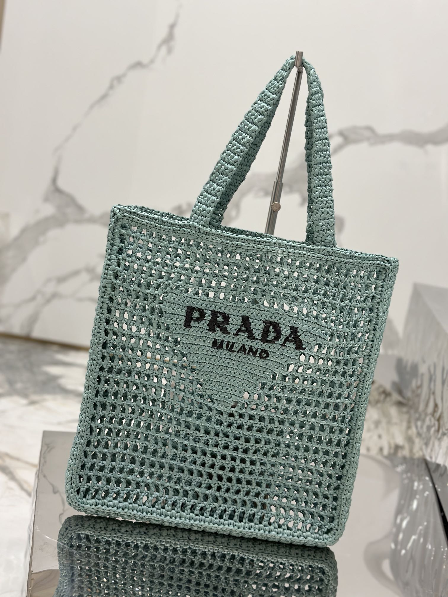 Coconut Fiber Woven Tote Bag Coconut Fiber Material, Style Number: 1BG393