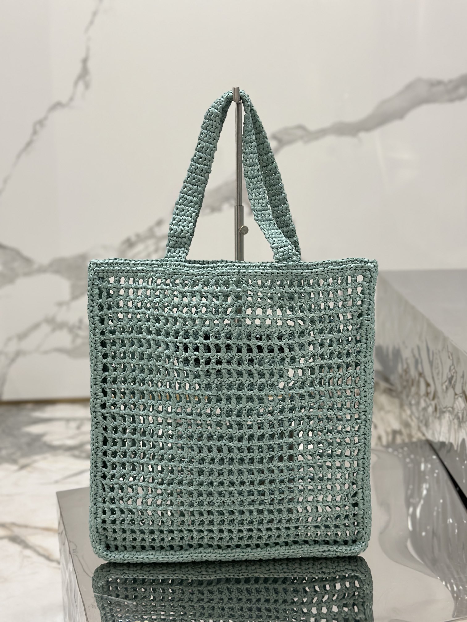 Coconut Fiber Woven Tote Bag Coconut Fiber Material, Style Number: 1BG393