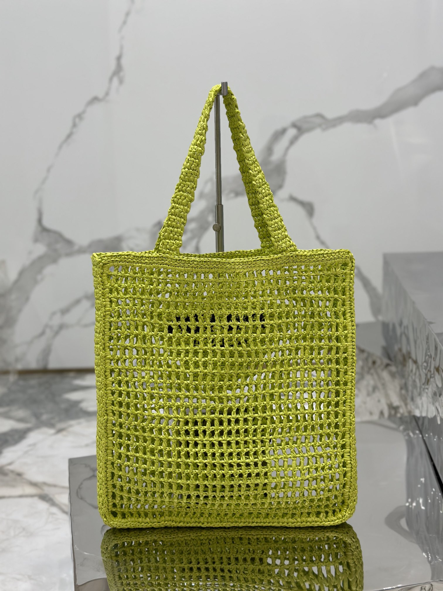 Wine coconut weave tote bag, wine coconut fiber material, Model No: 1BG393  