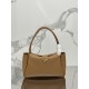 Leather handbag, imported calf leather, with imported lamb leather interior. Model No: 1BA444  