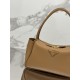 Leather handbag, imported calf leather, with imported lamb leather interior. Model No: 1BA444  