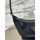 Hobo leather wristlet - underarm bag, nylon shoulder bag with imported parachute fabric. Model No: 1NE204  