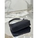 Hobo leather wristlet - underarm bag, nylon shoulder bag with imported parachute fabric. Model No: 1NE204  