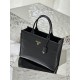 Triangle diamond pattern tote bag (large size), made of imported calf leather. Model No: 1BA377  