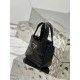 Diamond pattern mini basket bag, made of imported lamb leather. Model No: 1BG451  