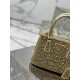 Crystal killer bag, made of imitation crystal and satin material. Model No: 1BA906  