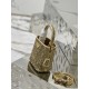 Starry sky bucket bag, Panier handbag fully covered with imitation crystal. Model No: 1BA373  