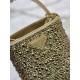 Starry sky bucket bag, Panier handbag fully covered with imitation crystal. Model No: 1BA373  