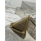 Triangle diamond Bag, adorned with imitation crystal decoration. Model No: 1BC190  