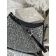 Starry sky underarm bag Cleo, satin handbag covered with various sizes of sparkling imported crystals. Model No: 1BC169  