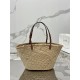 Basket bag, woven with raffia. Model No: 1BG314  