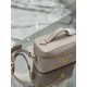 Makeup bag, made of imported deer leather with inner lining of imported lamb leather. Model No: 1BH202  