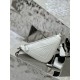 Prada small cowhide triangular bag, made of imported soft and delicate cowhide. Model No: 1BH190  