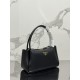 Leather handbag, made of imported cowhide with inner lining of imported lamb leather. Model No: 1BA444  