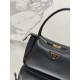 Leather handbag, made of imported cowhide with inner lining of imported lamb leather. Model No: 1BA444  