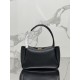 Leather handbag, made of imported cowhide with inner lining of imported lamb leather. Model No: 1BA444  