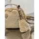 Furry handbag, made of soft sheepskin. Model No: 1BH208  