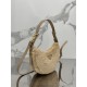 Moon furry bag, made of soft sheepskin and cowhide. Model No: 1BC194  