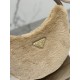 Moon furry bag, made of soft sheepskin and cowhide. Model No: 1BC194  