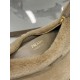 Moon furry bag, made of soft sheepskin and cowhide. Model No: 1BC194  