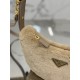 Moon furry bag, made of soft sheepskin and cowhide. Model No: 1BC194  