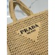 Coconut palm woven tote bag, made with coconut palm fiber material. Model number: 2VG105  