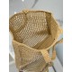 Coconut palm woven tote bag, made with coconut palm fiber material. Model number: 2VG105  