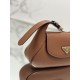 Shoulder bag, leather handbag. Model number: 1BD358