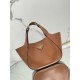 Leather handbag, made with imported calf leather and lined with imported sheepskin, model number: 1BG483  