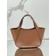 Leather handbag, made with imported calf leather and lined with imported sheepskin, model number: 1BG483  