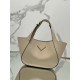 Leather handbag, made with imported calf leather and lined with imported sheepskin, model number: 1BG483  