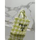 Woven tote bag (small), designed with imported raffia, model number: 1BG422  