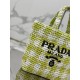 Woven tote bag (small), designed with imported raffia, model number: 1BG422  