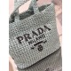 Woven tote bag (small), designed with imported raffia, model number: 1BG422  