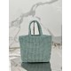 Woven tote bag (small), designed with imported raffia, model number: 1BG422  