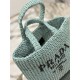 Woven tote bag (small), designed with imported raffia, model number: 1BG422  