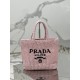 Woven tote bag (small), designed with imported raffia, model number: 1BG422  