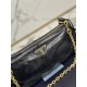 Oil wax leather armpit bag Imported oil wax leather Style No: 1BC221