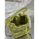 Diamond grid bucket bag Re-Nylon recycled nylon shoulder bag Style No: 1BH038