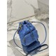 Diamond grid bucket bag Re-Nylon recycled nylon shoulder bag Style No: 1BH038