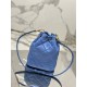 Diamond grid bucket bag Re-Nylon recycled nylon shoulder bag Style No: 1BH038