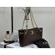 CELINE Newpaper Medium Soft Cowhide Leather Handbag Cowhide Leather Sheepskin Lining