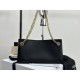 CELINE Newpaper Medium Soft Cowhide Leather Handbag Cowhide Leather Sheepskin Lining