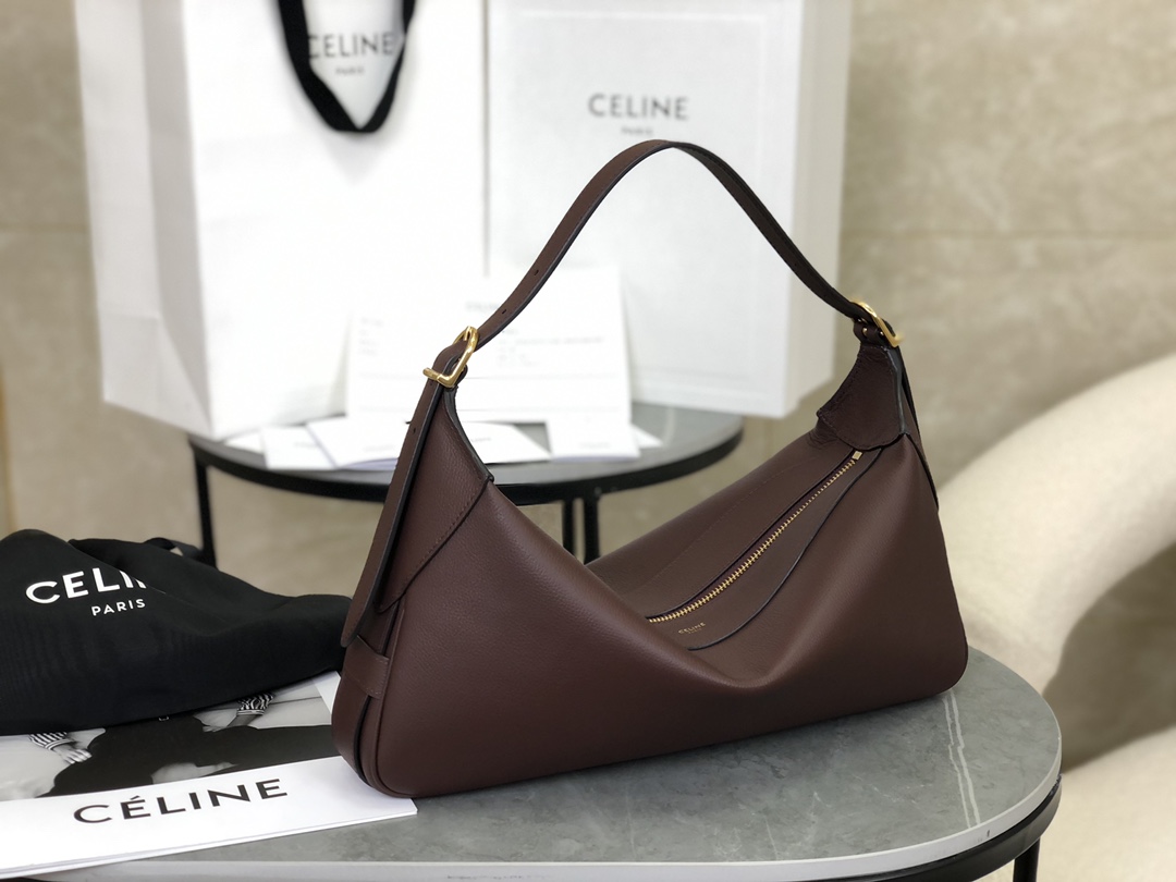 CELINE | Romy New Underarm Bag, Outer Skin Made of Cowhide Grained Leather